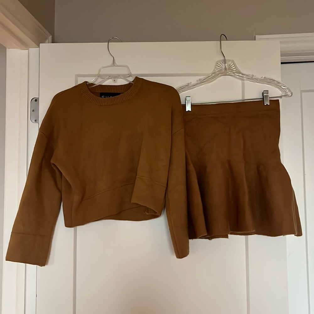 Skirt and Sweater Set